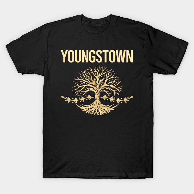 Nature Tree Of Life Youngstown T-Shirt by flaskoverhand